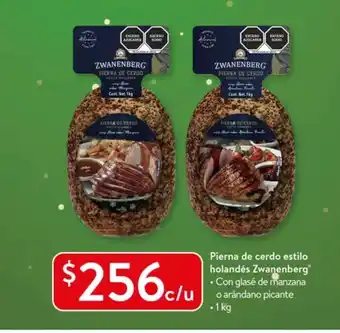 Walmart Pierna de cerdo holandes Zwanenberg oferta