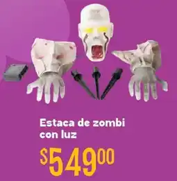Soriana Híper Estaca de zombi con luz oferta
