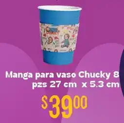 Soriana Híper Manga para vaso chucky oferta