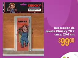 Soriana Híper Decoracion de puerta chucky oferta