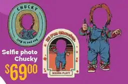 Soriana Híper Selfie photo chucky oferta