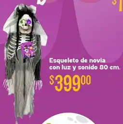 Soriana Híper Esqueleto de novia con luz y sonido oferta