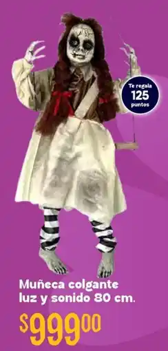Soriana Híper Muñeca colgante luz y sonido oferta