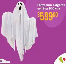 Soriana Híper Fantasma colgante con luz oferta