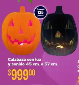Soriana Híper Calabaza con luz y sonido oferta