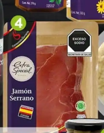 Walmart Jamon serrano 100g oferta