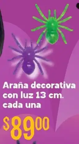 Soriana Híper Araña decorativa con luz oferta