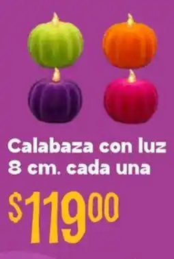 Soriana Híper Calabaza con luz oferta