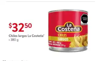 Walmart Chiles Largos La Costeña oferta