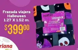 Soriana Híper Frazada viajera halloween oferta