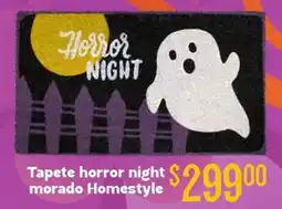 Soriana Híper Tapete horror night morado homestyle oferta
