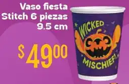 Soriana Híper Vaso fiesta stitch oferta