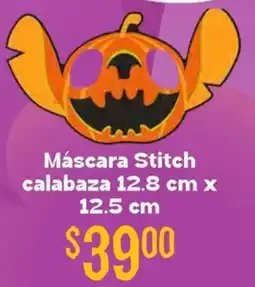 Soriana Híper Máscara stitch calabaza oferta