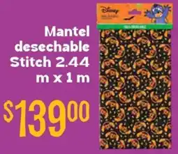 Soriana Híper Mantel desechable stitch oferta