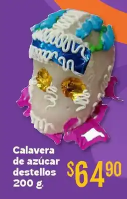 Soriana Híper Calavera de azúcar destellos oferta