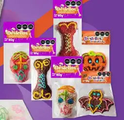 Soriana Híper Calaverita amaranto, murciélago o huesito destellos oferta