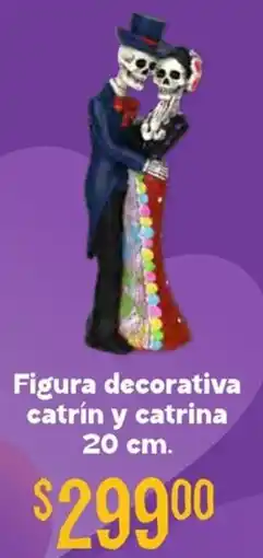 Soriana Híper Figura decorativa catrín y catrina oferta