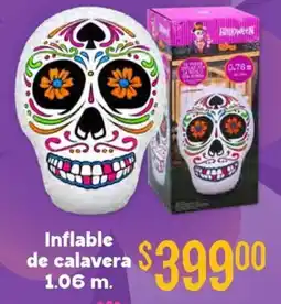 Soriana Híper Inflable de calavera oferta
