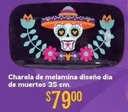 Soriana Híper Charola de melamina diseño día de muertos oferta