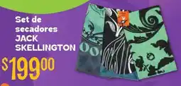 Soriana Híper Jack skellington set de secadores oferta