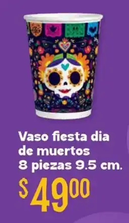 Soriana Híper Vaso fiesta dia de muertos oferta