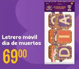 Soriana Híper Letrero móvil día de muertos oferta