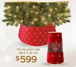 Soriana Híper Pie de pino rojo oferta