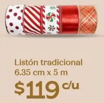 Soriana Híper Listón tradicional oferta