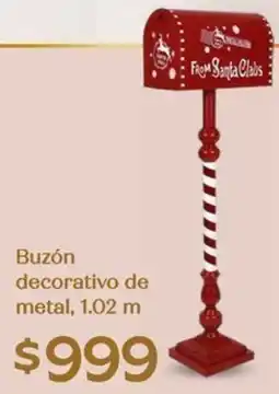 Soriana Híper Buzón decorativo de metal oferta