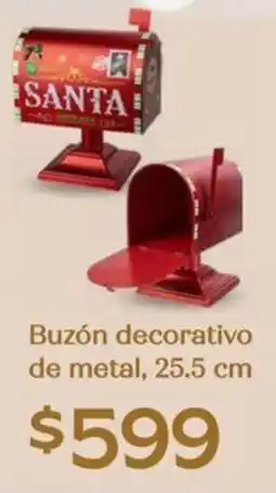 Soriana Híper Buzón decorativo de metal oferta