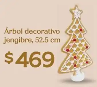 Soriana Híper Árbol decorativo jengibre oferta