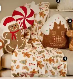 Soriana Híper Frazada estampada jengibre y caramelos oferta