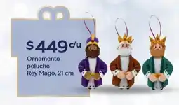 Soriana Híper Ornamento peluche rey mago oferta