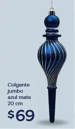 Soriana Híper Colgante jumbo azul mate oferta