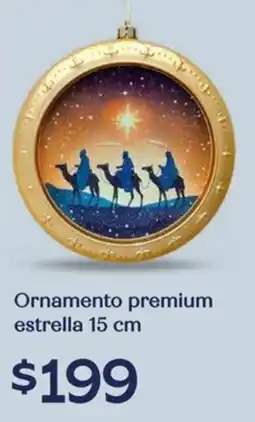 Soriana Híper Ornamento premium estrella oferta