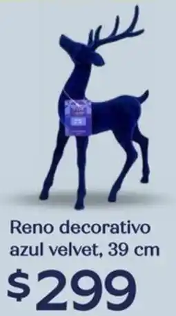 Soriana Híper Reno decorativo azul velvet oferta