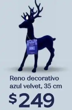 Soriana Híper Reno decorativo azul velvet oferta