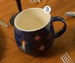 Soriana Híper Taza cerámica, azul oferta