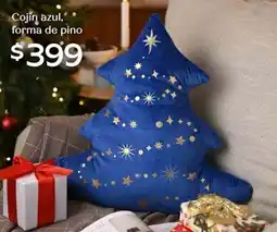 Soriana Híper Cojín azul,' forma de pino oferta