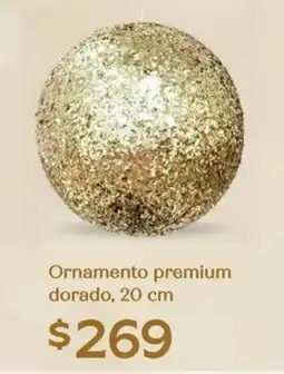Soriana Híper Ornamento premium dorado oferta