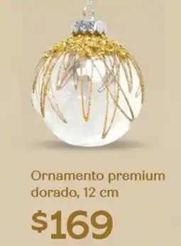 Soriana Híper Ornamento premium dorado oferta