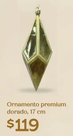 Soriana Híper Ornamento premium dorado oferta
