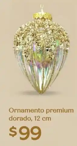Soriana Híper Ornamento premium dorado oferta