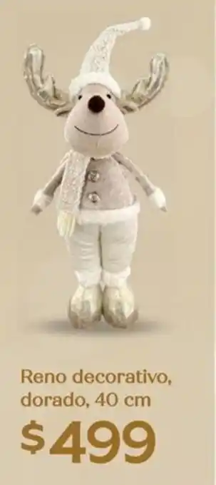 Soriana Híper Reno decorativo, dorado oferta