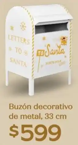 Soriana Híper Buzón decorativo de metal oferta
