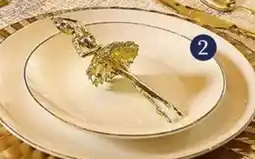 Soriana Híper Gibson vajilla de porcelana filo dorado oferta