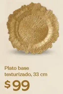 Soriana Híper Plato base texturizado oferta