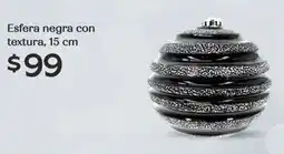 Soriana Híper Esfera negra con textura oferta