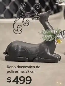 Soriana Híper Reno decorativo de poliresina oferta