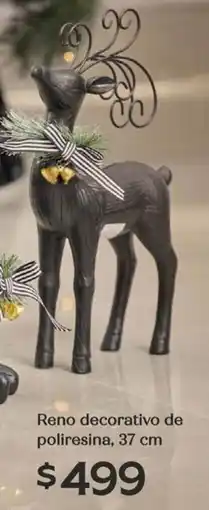 Soriana Híper Reno decorativo de poliresina oferta